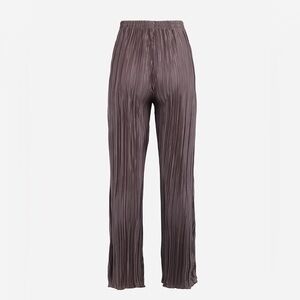 Zara Crinkle Trouser - Brown - Drawstring - Relaxed Fit - travel - comfort